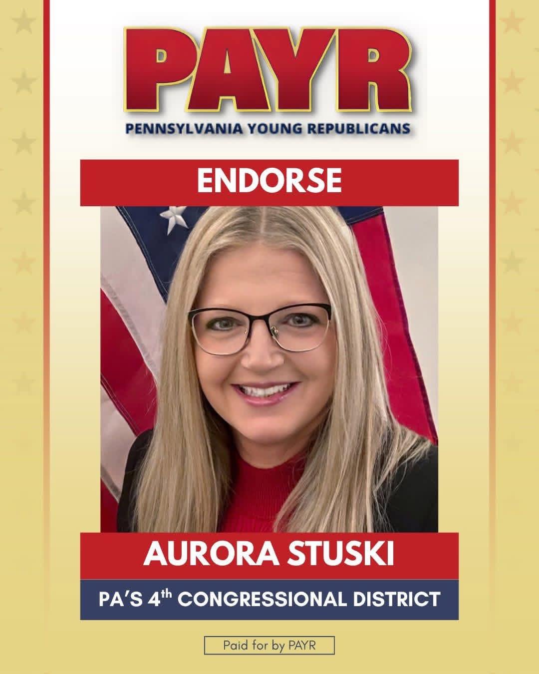 Pennsylvania Young Republicans endorsement of Aurora Stuski for Congress